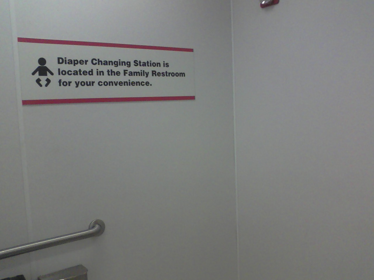 Bliss Comes from Within taken inside Target's Family Restroom (by the