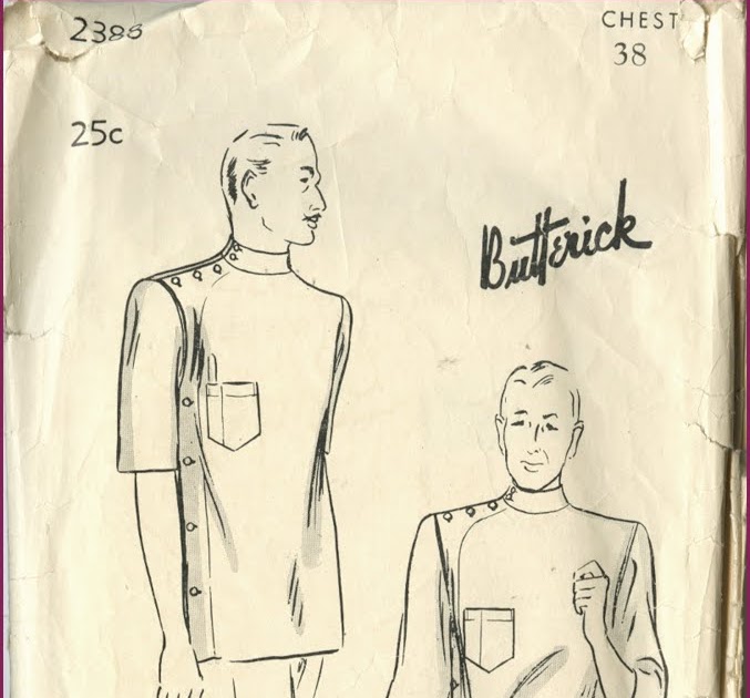 NewVintageLady: Men's Sewing Patterns