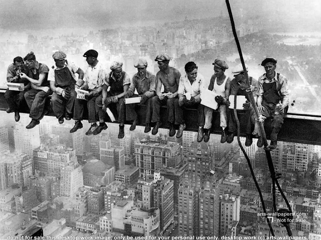 lunch at skyscraper
