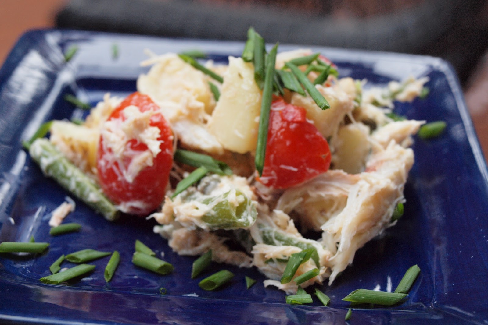 Zen Kitchen Spring Potato Salad with Crab and Green Beans