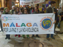 Manifestación por la Paz y la No Violencia