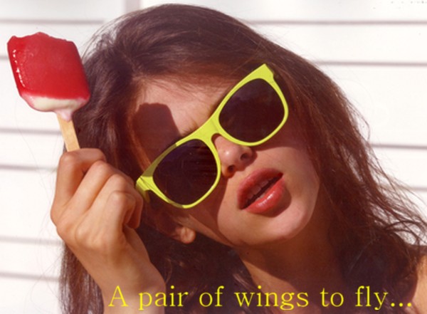 A pair of wings to fly...