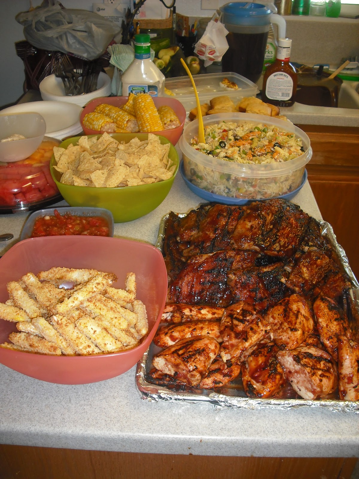 TLicious Treats An awesome BBQ spread!!