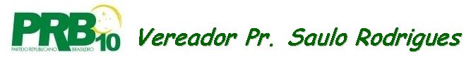 Vereador Pr. Saulo Rodrigues