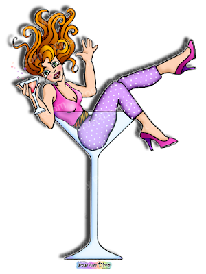 Pin up Girls in a Martini Pin up Girls in a Martini