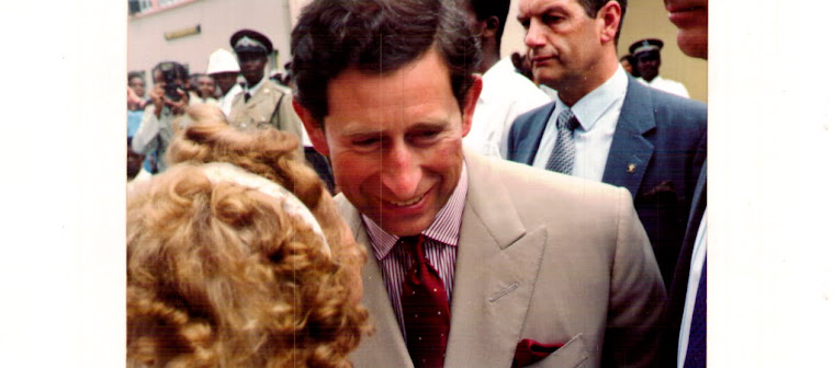 Mom's Favorite Picture- She Got to KIss Prince Charles