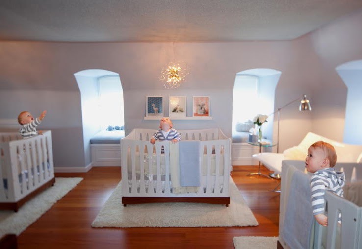 Nursery Notations Modern Triplet Nursery