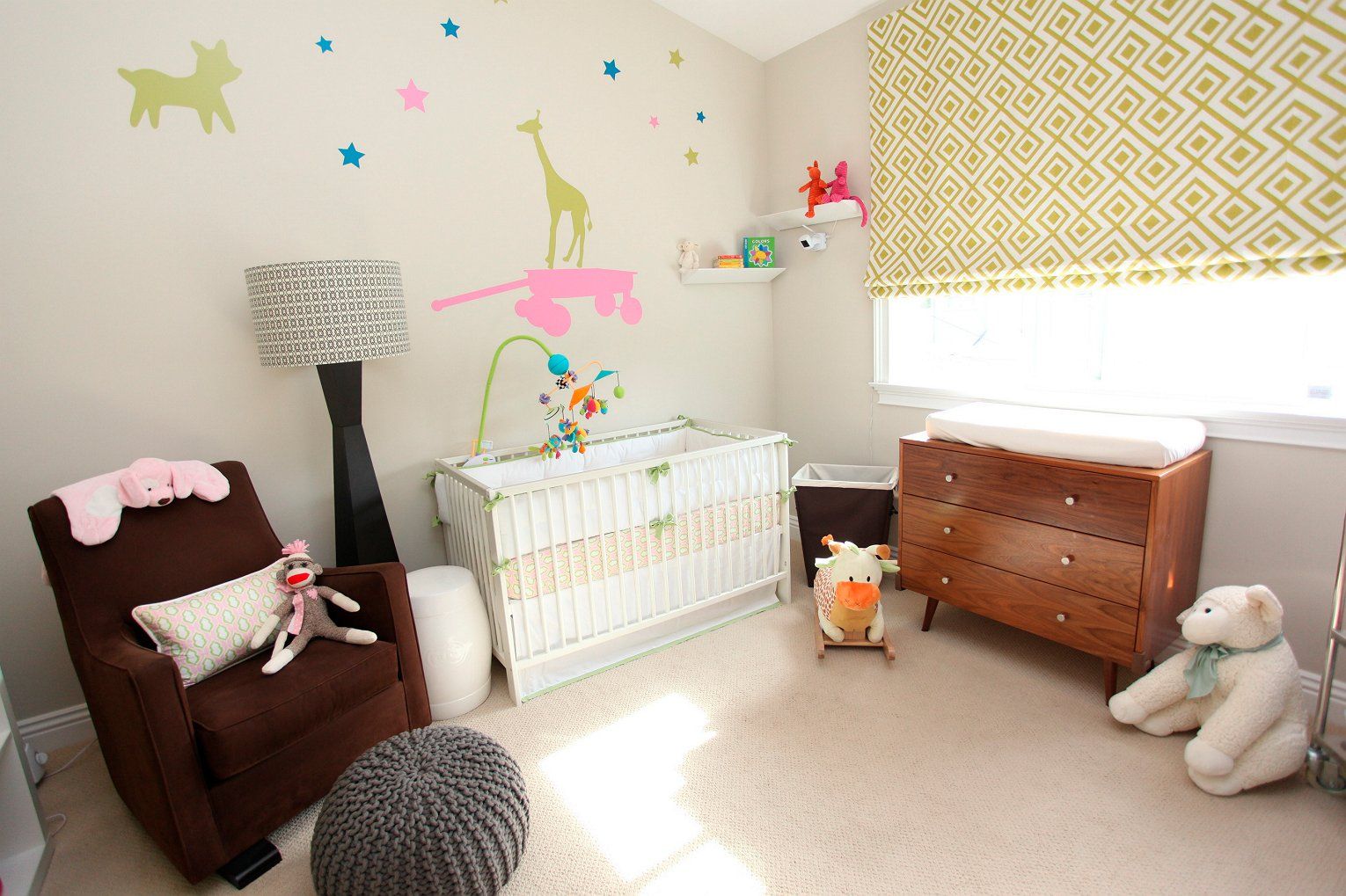 Nursery Notations Modern Girl's Nursery