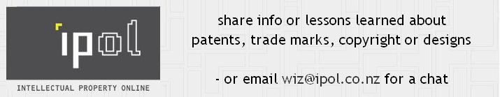 a forum to share info or lessons learned about patents, trade marks, copyright or designs