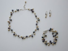 Kenetic pearls necklace $125 bracelet $115