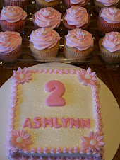 2nd Birthday Cake w/ Matching Cupcakes