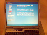 To middle screen...