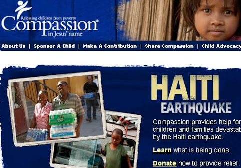 Web oficial de Compassion Internacional