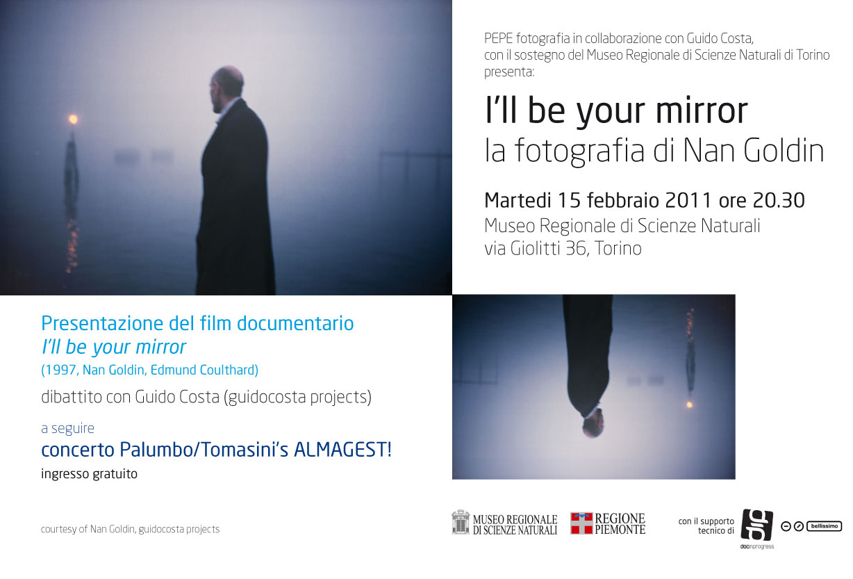 Nan Goldin - I'll be your mirror - flyer Nan Goldin - I'll be your mirror - flyer