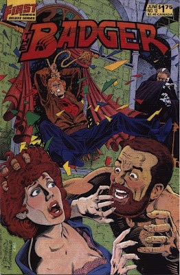cover of The Badger #12 from First Comics