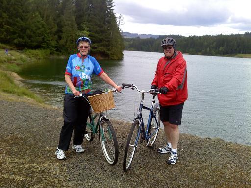 Bike Training at Hagg Lake, OR