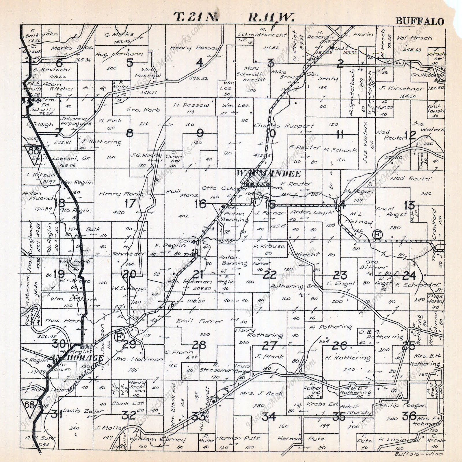HESCH HISTORY More about Waumandee and Buffalo County, Wisconsin