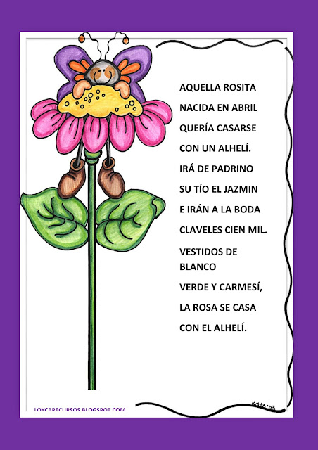 Versos de primavera para niños - Imagui