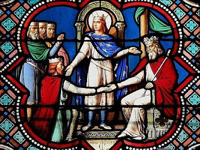 louis st saint king ix fisheaters france stained glass credit