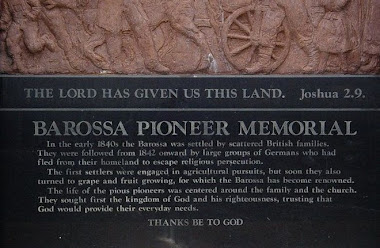 Barossa Pioneer Memorial at Mengler's Hill