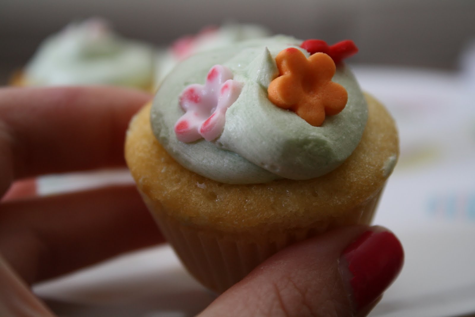 Adventures Made from Scratch Garden Party Cupcakes