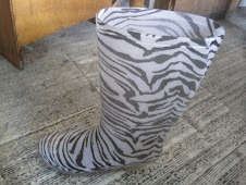 zebra boots