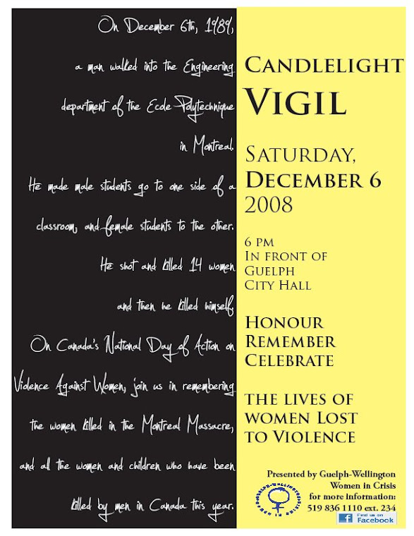 Candlelight Vigil, December 6th, 2008