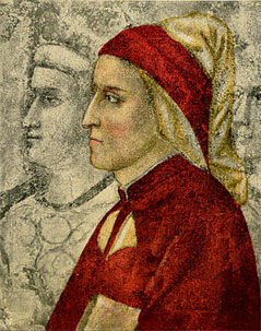 Virgil and <b>Dante cross</b> on the right bank of the rill. - Dante%2B%25231