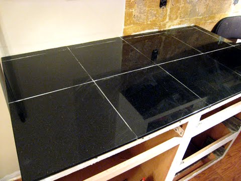 This Fresh Fossil Kitchen Countertop Project Part 7 Edging It
