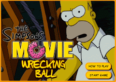 Juega a la Bola de demolicion con Homero