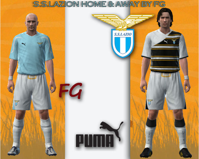 Lazio 10/11 Home & Third Kits by FG Sem+t%C3%ADtulo