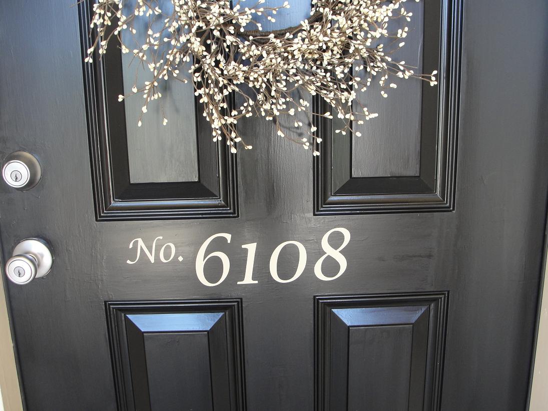 Piccadilly Peddlers Vinyl House numbers for your Door