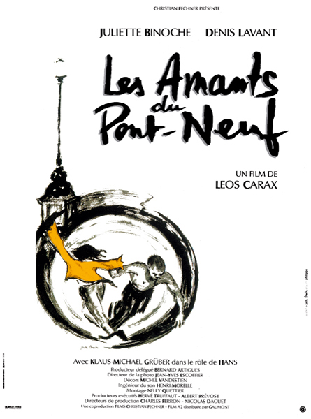 Les Amants du PontNeuf Leos Carax 1991 A young man with mental problems 