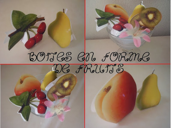 boite en forme de fruits