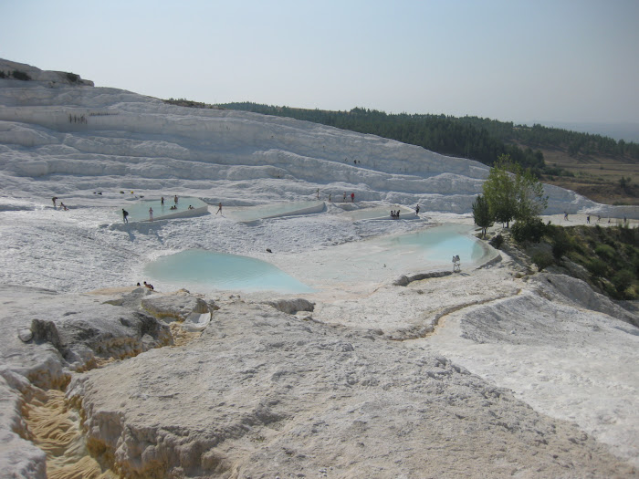 Pamukkale, castillos de algodón