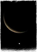 Luna y Venus