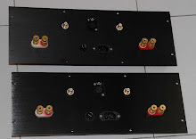 The 2 rear panels with components