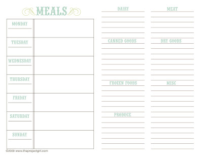 Meal Planners