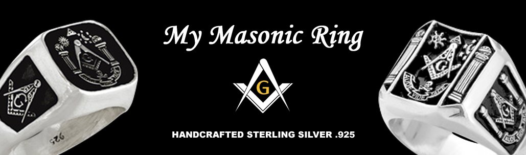 Masonic Rings, Sterling Silver Masonic Rings, Cheap Masonic Rings, Mordern Masonic Rings