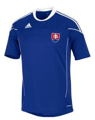 camisa da Seleção da Eslováquia para sua primeira participação em uma Copa do Mundo