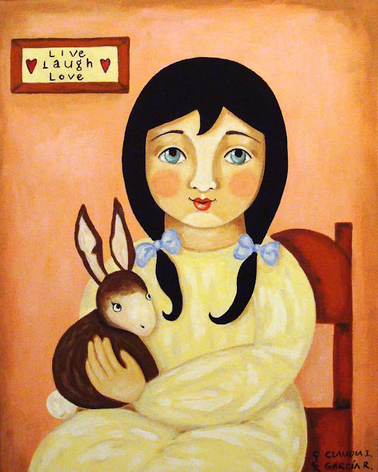 Girl with a Bunny