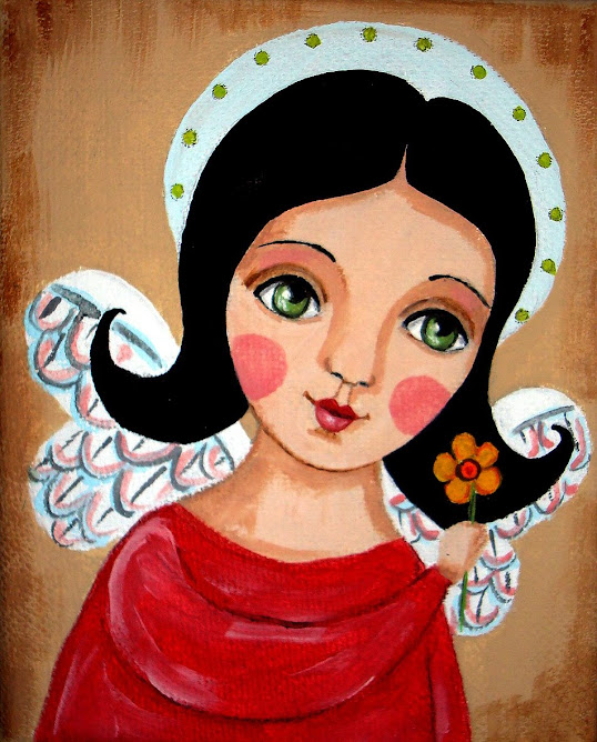 Angel with flower (2)