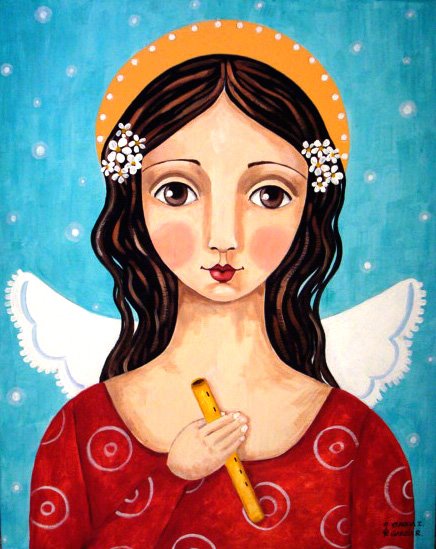 Angel with Flute