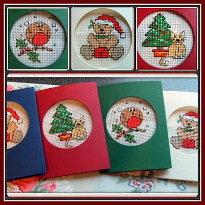 Cross Stitch Greeting Cards Various