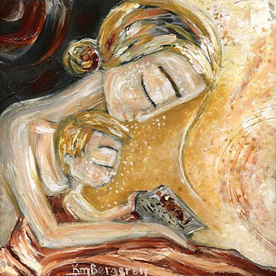 motherhood painting: Quiet Study