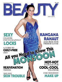 Hot actress Kangana Ranaut blue, Hot Kangana Ranaut at People Magazines Beautiful bash gallery