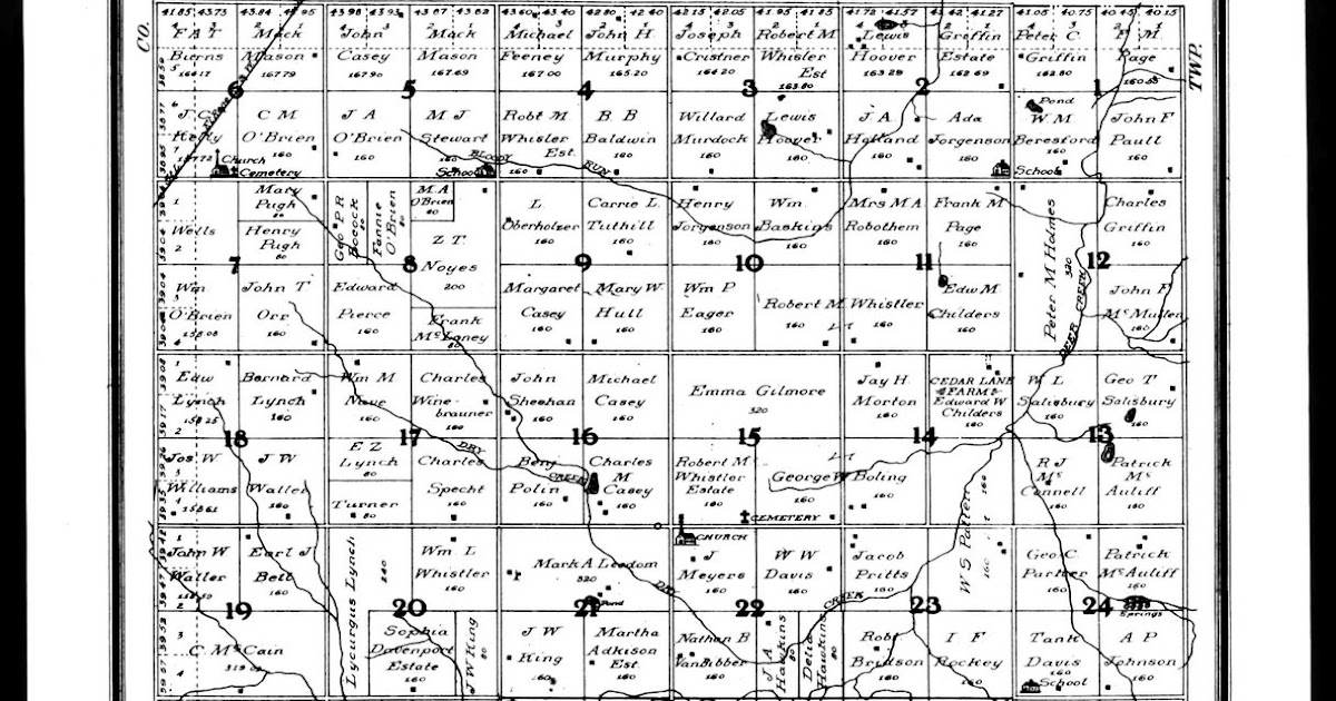 Still Searching Plat Map Deer Creek Township near Edmond, OK