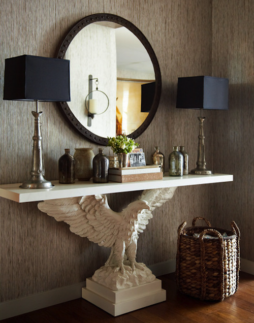 luxe + lillies TRENDSPOTTER WHITE ENTRYWAY TABLES