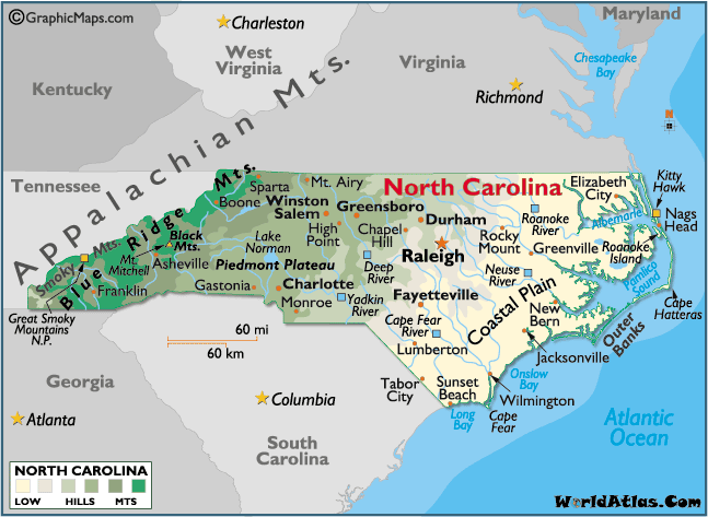 JAARS is south of Charlotte