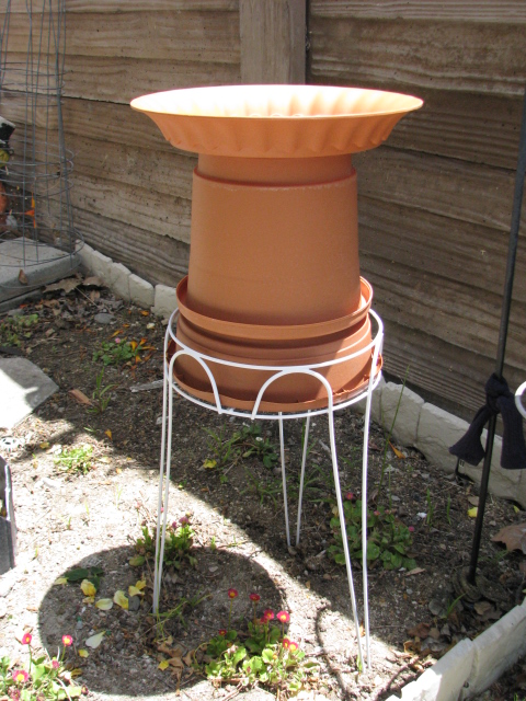 Homemade Bird Baths